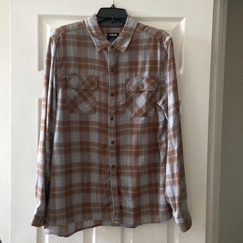 Hurley light weight flannel shirt